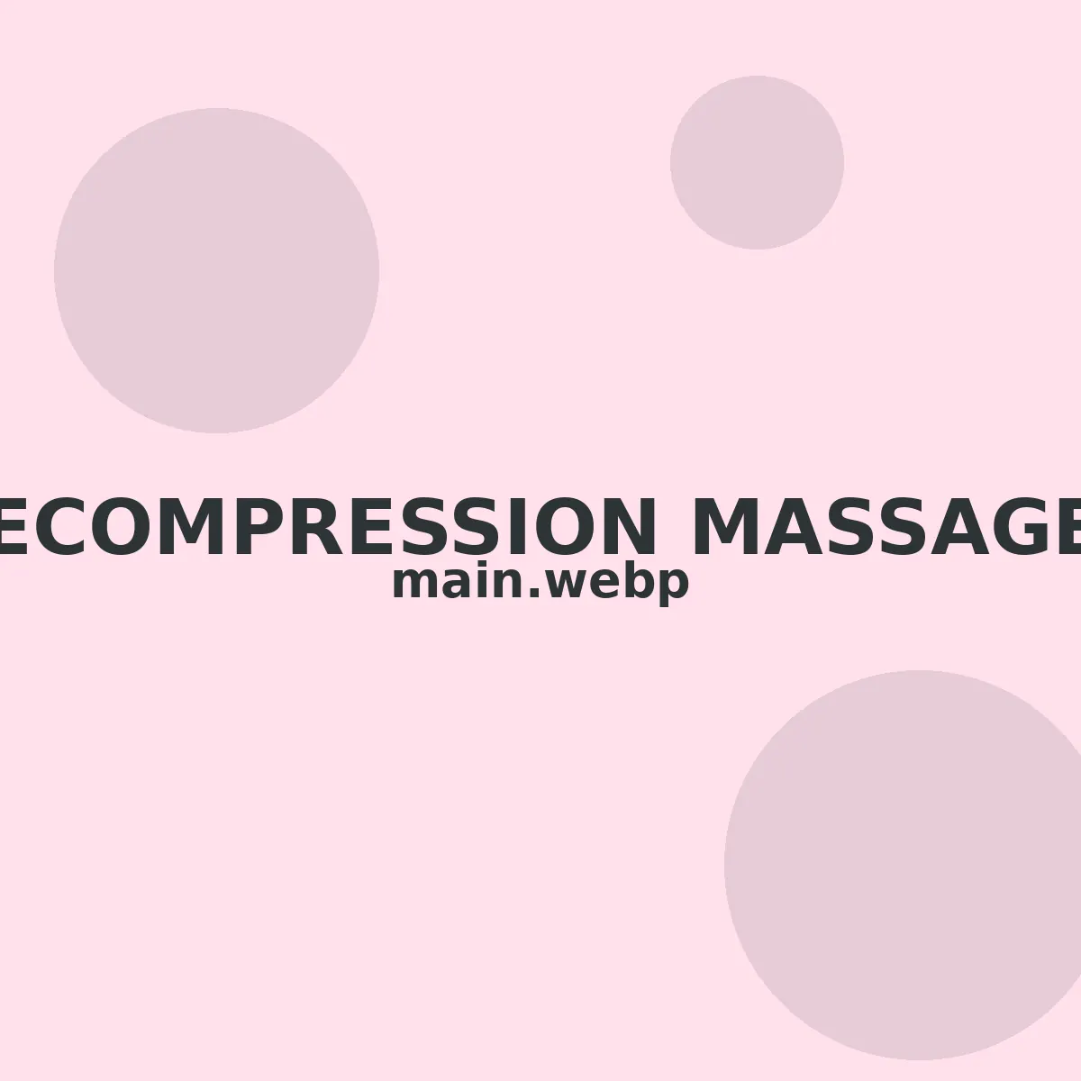 Whitzoo - Clinical Grade Decompression Massager