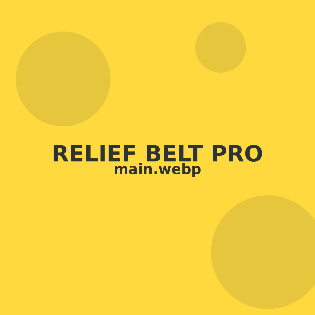 Whitzoo Relief Belt Pro
